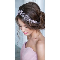 Perle/Krystalb�nd Rosa