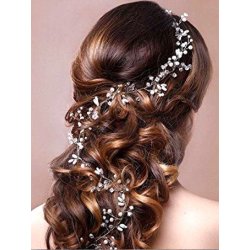 Perle/Krystalb�nd til langt h�r