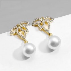 Perle�rering Belle Guld