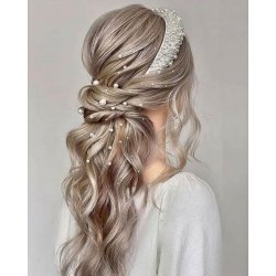 H�rb�jle med perler creme