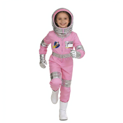 Pink Astronaut kostume med tilbeh�r