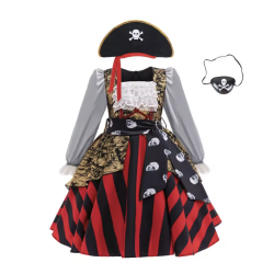 Piratkjole med tilbehr