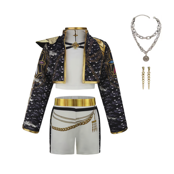 Demon Hunters Rumi GOLDEN PREMIUM kostume med smykker