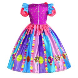 Lang Slikprinsesse kjole inkl. hrbjle