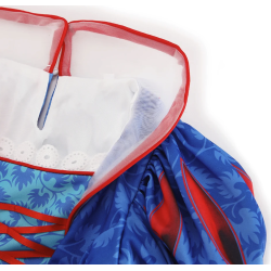 Snehvide kjole 2025 inkl. tilbehr