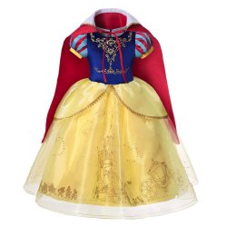 Snehvide kjole inkl. kappe