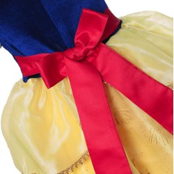 Snehvide kjole inkl. kappe