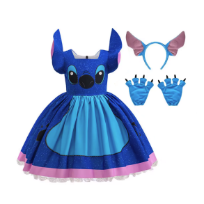 Stitch kjole inkl. tilbehr